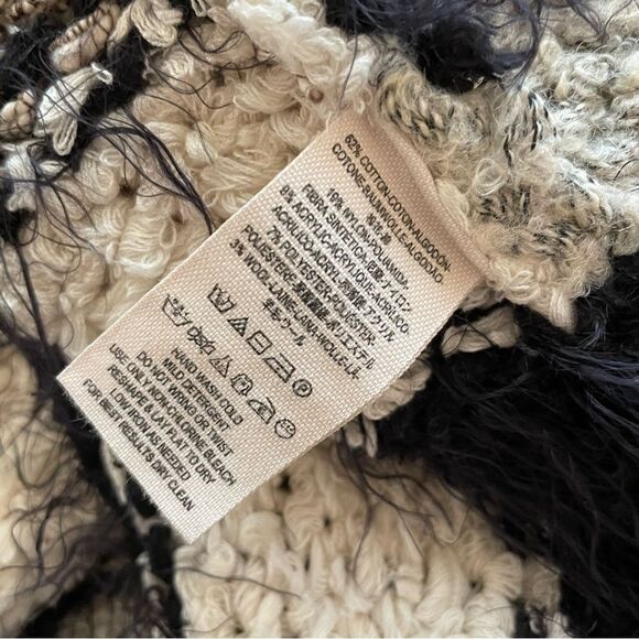 Free People Picture Perfect Sweater Sleeveless Open Front Vest Size Small - Picture 8 of 8